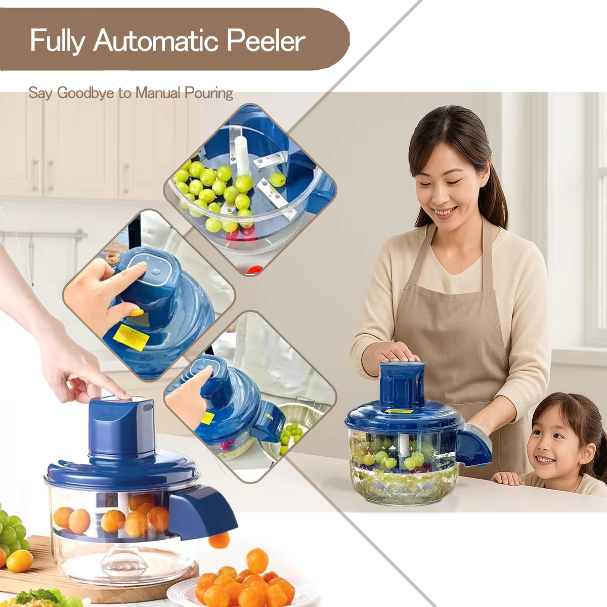 Smart Electric Peeling Machine – Save Time in Your Kitchen