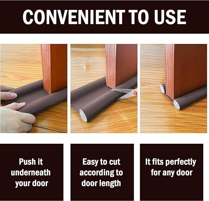 Premium Door Draft Stopper – Anti Dust, Noise & Cold Seal Strip for All Doors