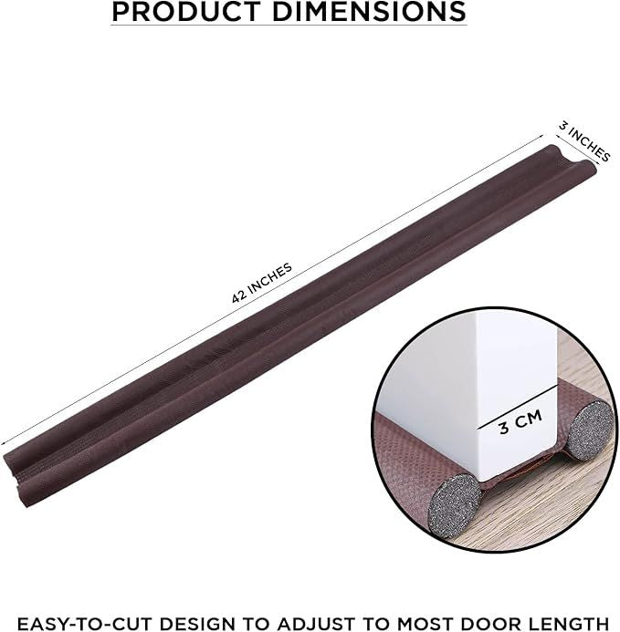 Premium Door Draft Stopper – Anti Dust, Noise & Cold Seal Strip for All Doors